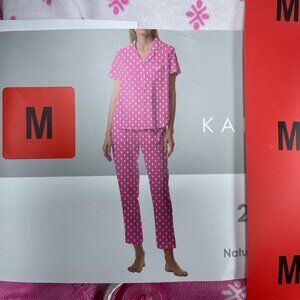 Karen Neuburger 2-Piece Pink Medium Pajama Set Natural Stretch d0417